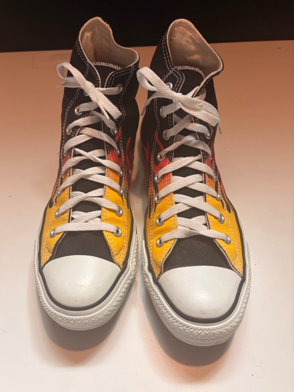 Converse All Stars Chuck Taylor flames high tops - Picture 2 of 10